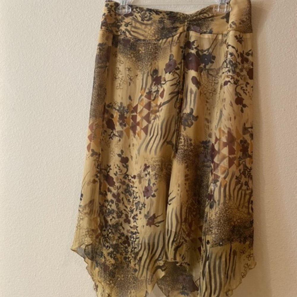 Vintage 70s Boho Laundry Skirt Sz 6